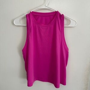 Pink lululemon tank